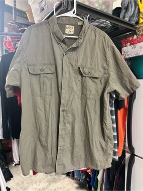 RedHead Brand Co. Men's Short Sleeve Button Down Shirt 2XL